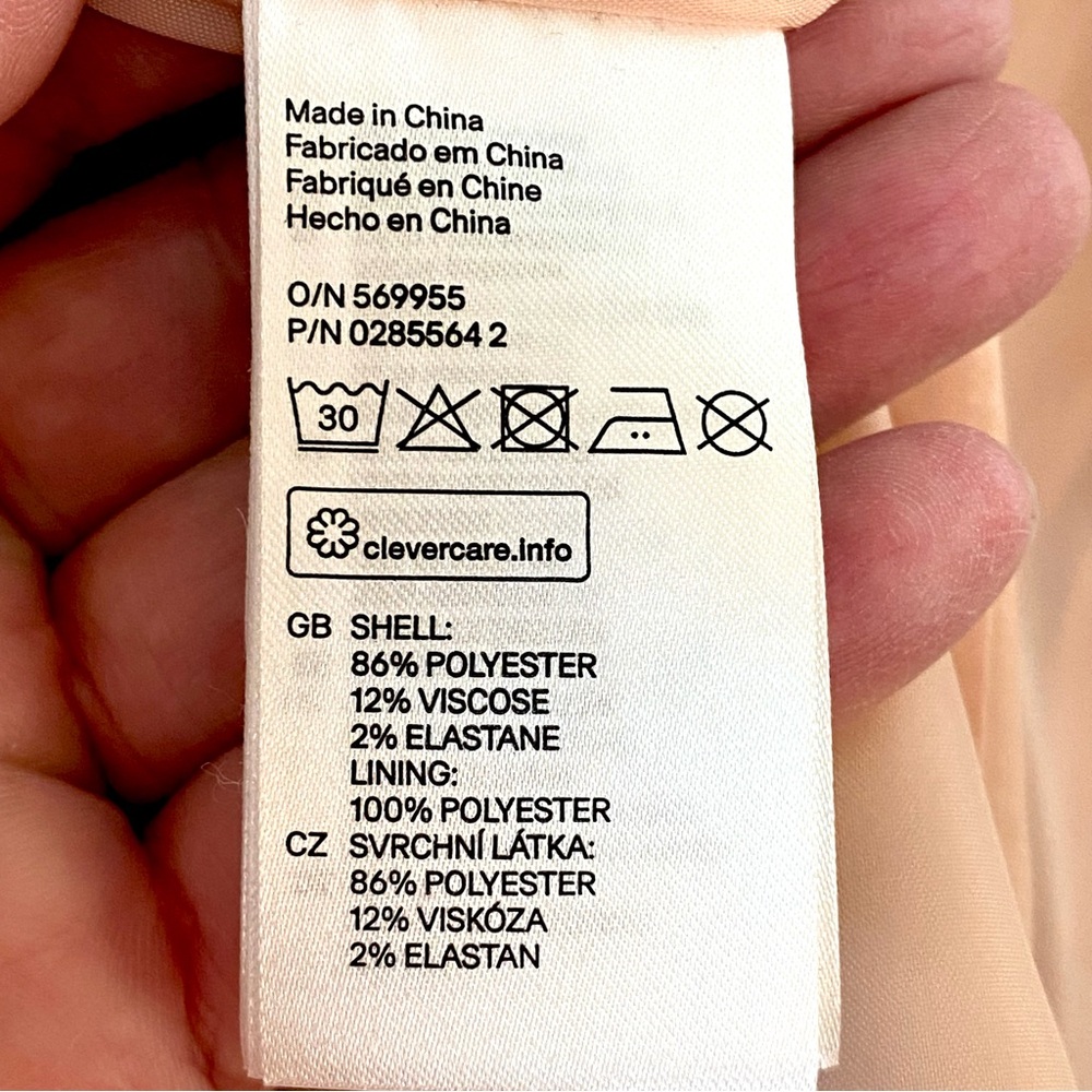 Beautiful H&M Double Breasted Coat in Light Pink - Picture 11 of 14